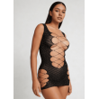 Love In Leather LIN011 Rhinestone Dress One Size - Black Love In Leather LIN011 Rhinestone Dress One Size - Black